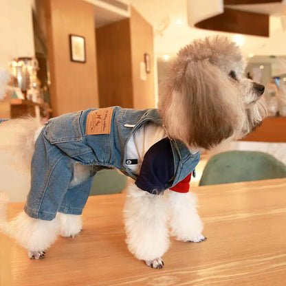 Dog Denim Jumpsuits