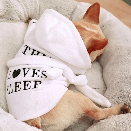 Dog Bathrob Pajamas