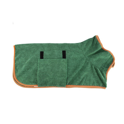 Absorbent Pet Bathrobe