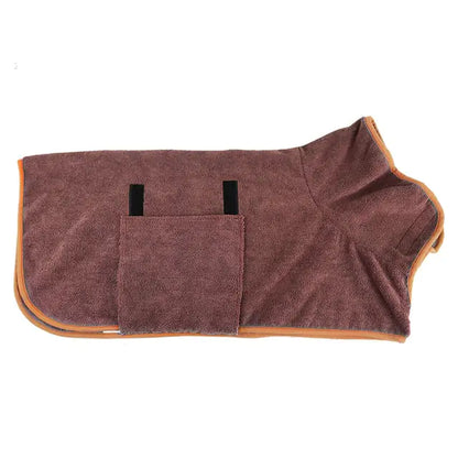 Absorbent Pet Bathrobe