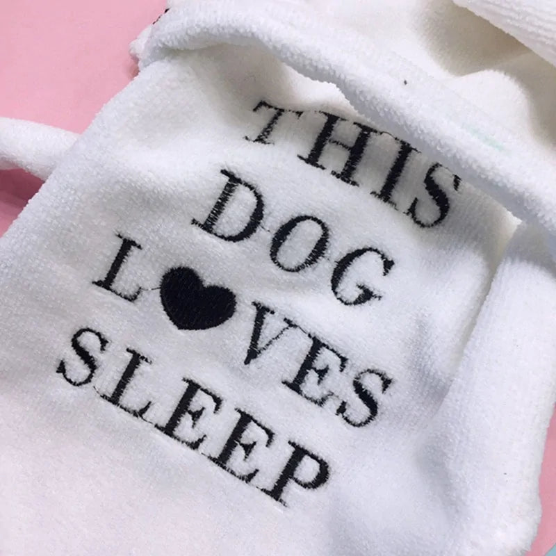 Dog Bathrob Pajamas