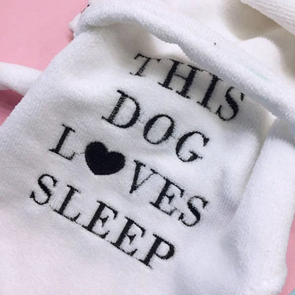 Dog Bathrob Pajamas