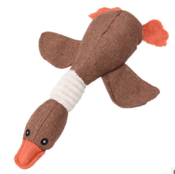 Plush Dog Duck Toy