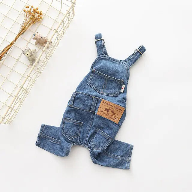 Dog Denim Jumpsuits