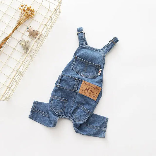 Dog Denim Jumpsuits