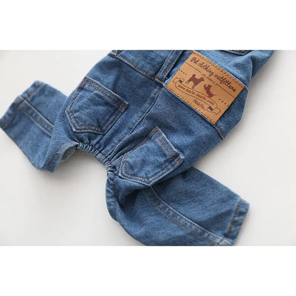 Dog Denim Jumpsuits