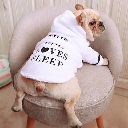 Dog Bathrob Pajamas