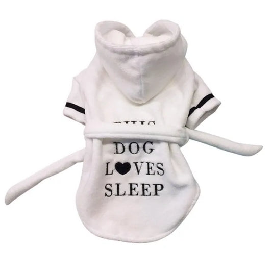 Dog Bathrob Pajamas