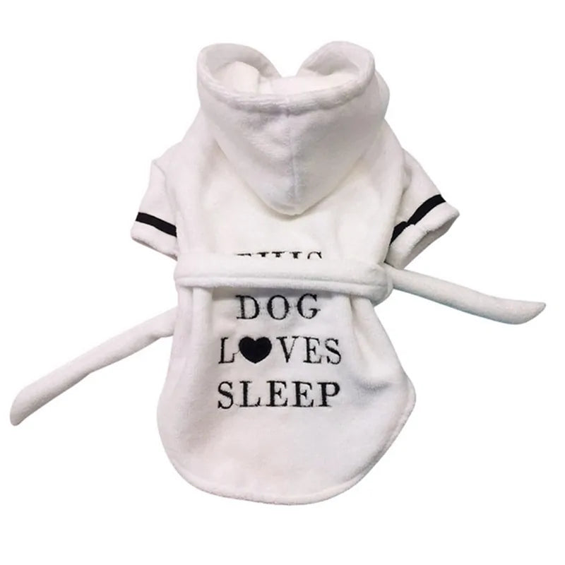 Dog Bathrob Pajamas