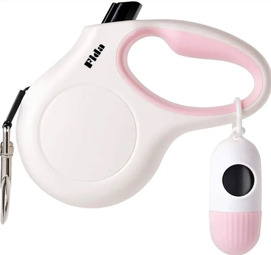 Dog Leash with Built-in Poop Bag Dispenser